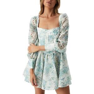 Bardot Women's Lila Eyelet Bustier Mini Dress